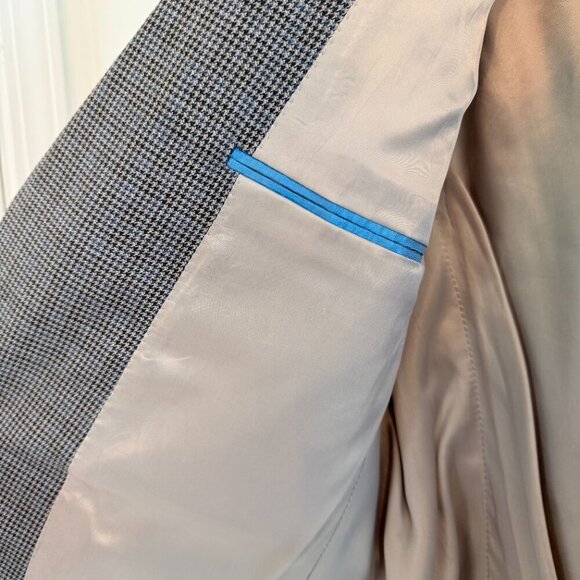 🕴️ Hart Schaffner Marx 46L Sport Coat – Classic Houndstooth Check - Picture 4 of 6
